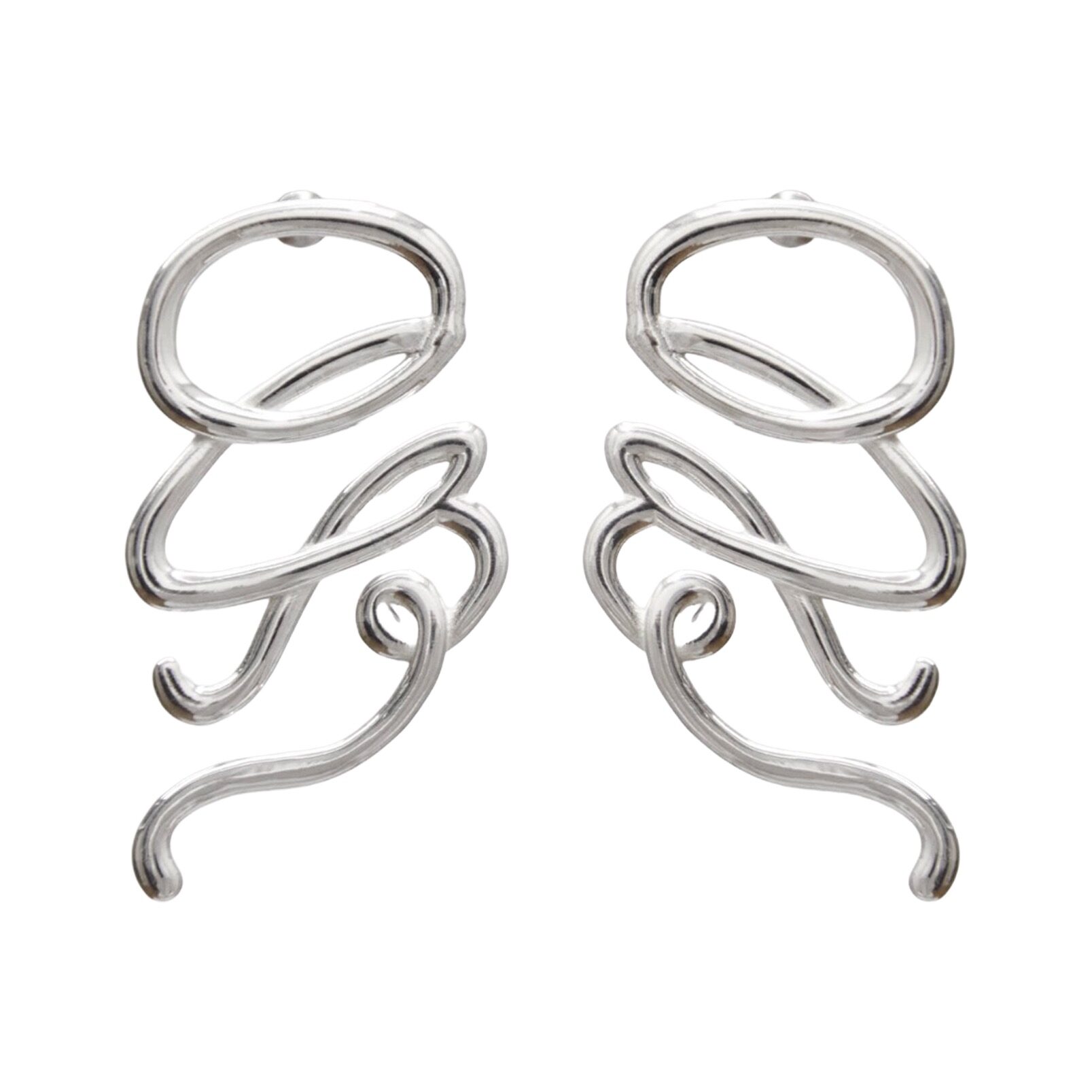 The book, earrings, sterling silver, 2020