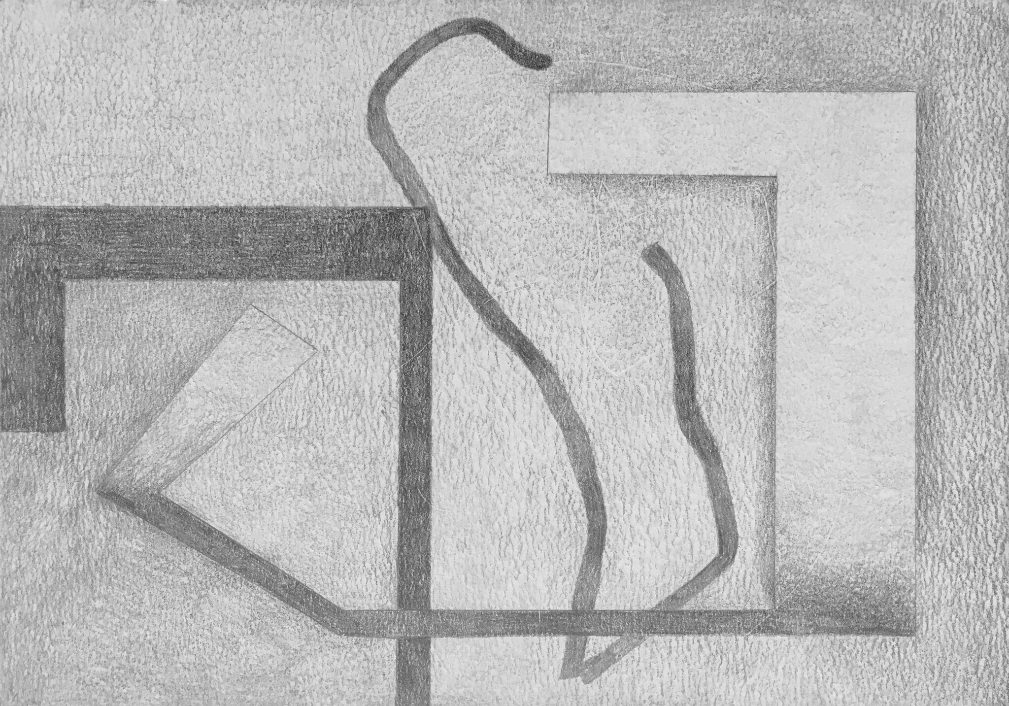 Left overs, graphite on paper, 15x21cm, 2016