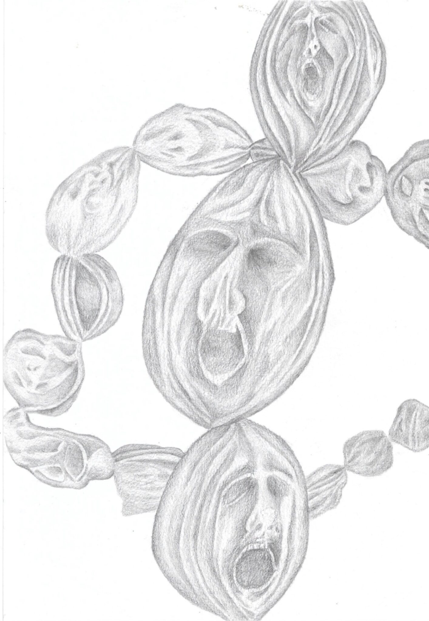 Untitled, graphite on paper, 30x21cm 2020