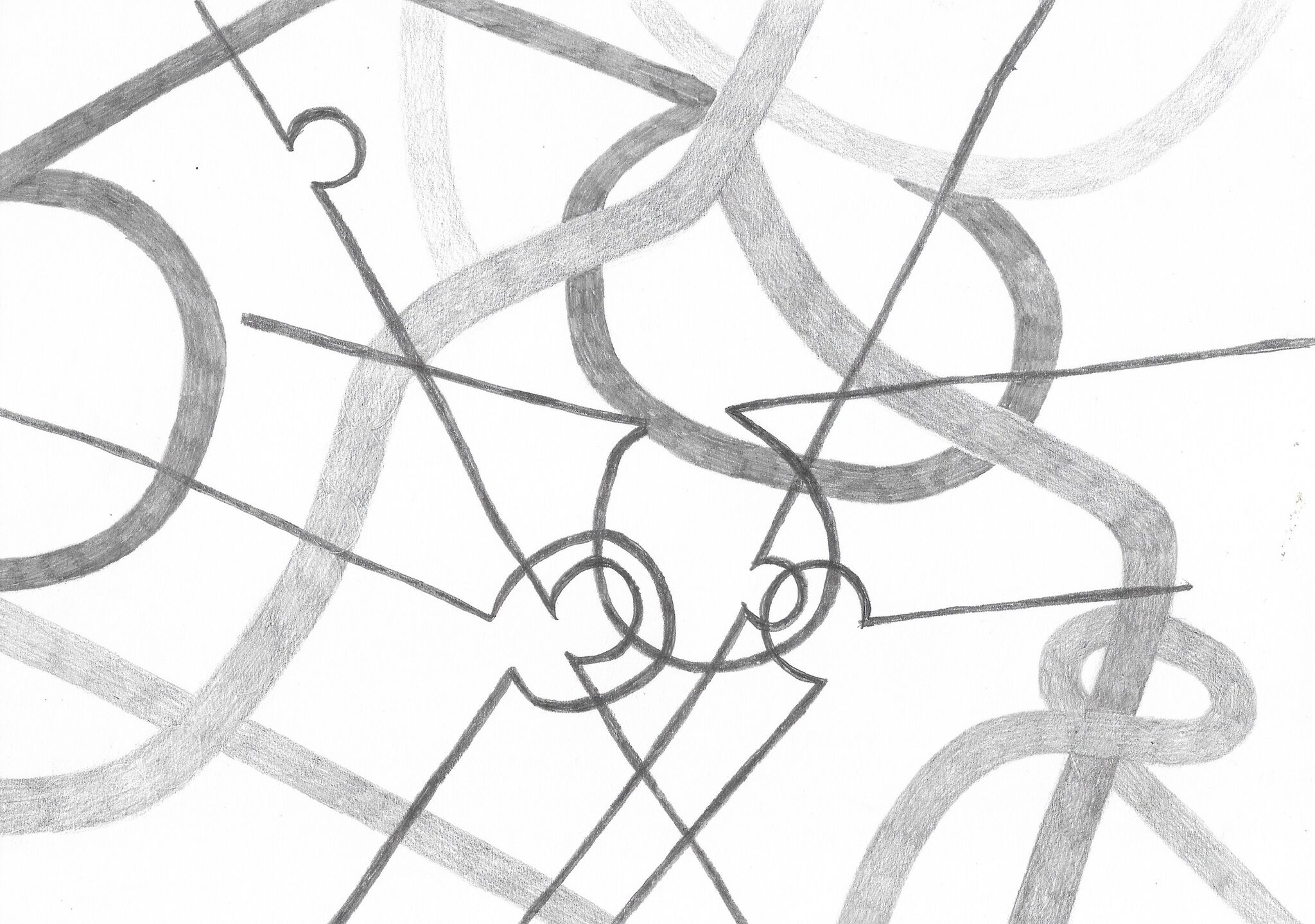 Separate, graphite on paper, 21x30cm, 2025