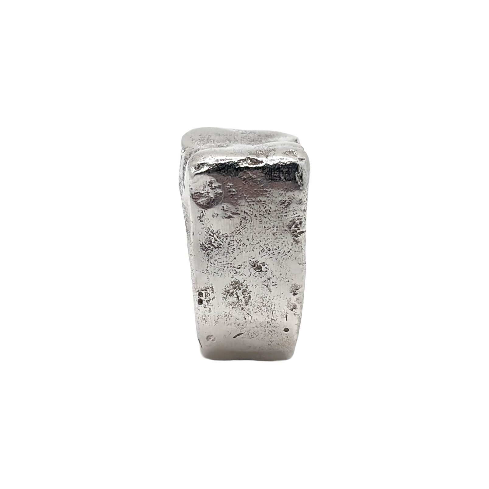 Brick, ring, sterling silver, 2024