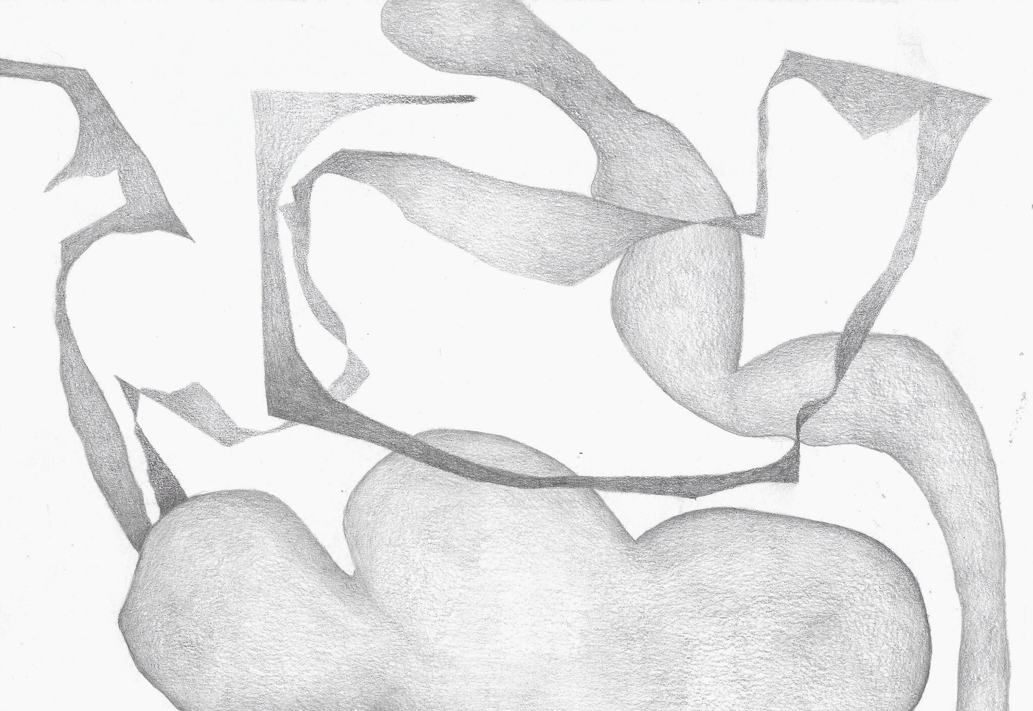 Convo I, graphite on paper, 21x30cm, 2021